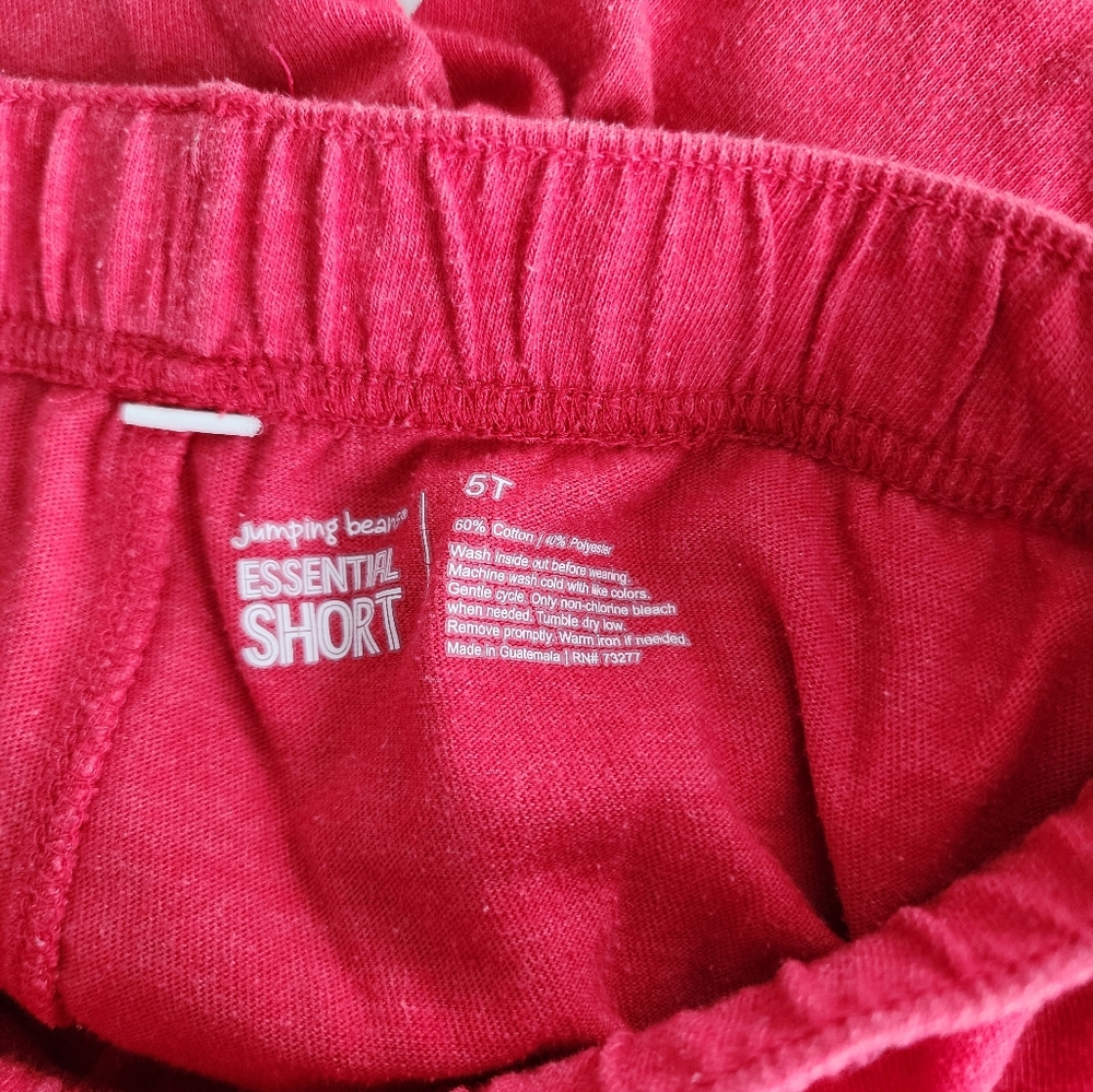 3t, 4t or 5t Red Jumping Bean shorts Valentine's Day - Picture 15 of 15